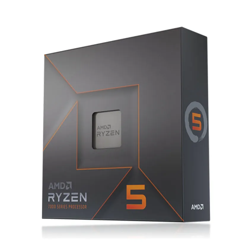 CPU AMD Ryzen 5 7600X (4.7 GHz Upto 5.3GHz / 38MB / 6 Cores, 12 Threads / 105W / Socket AM5)